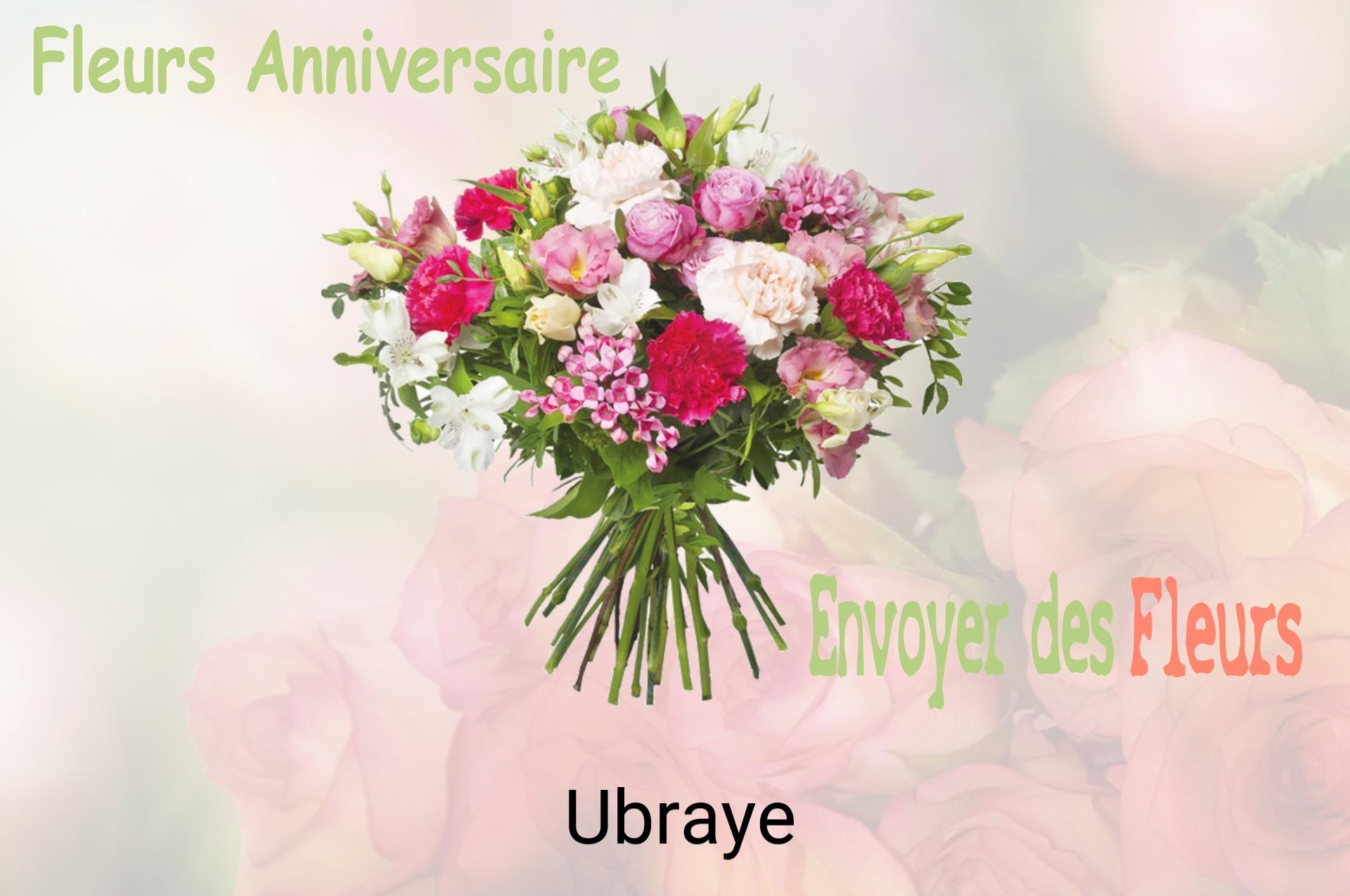 Bouquet de fleurs d’anniversaire livré à Ubraye