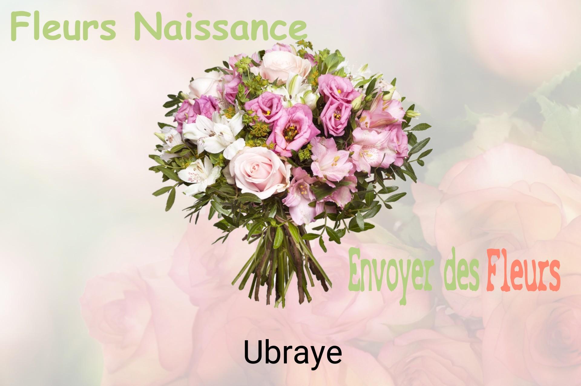 Bouquet de fleurs de naissance livré à Ubraye